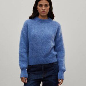 Blue Mohair Sweater
